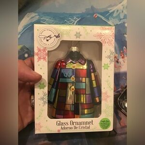 Dolly Parton coat of many colors Christmas ornaments -NEW